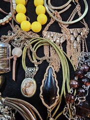 Vintage To Now Gorgeous Boho Mixed Jewelry Lot As Pictured