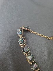 Vintage CORO Confetti Thermoset Lucite Necklace