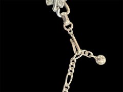 1950’s Marcel Boucher Silver Glass Garden Ivy Leaf Necklace