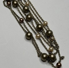 Vintage Elegant Pearl Chain Necklace 1980’s 1990’s