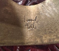 $100 Vintage Laurel Hill Artisan Brass Boho Cuff Bracelet ‘Celestial Eclipse’