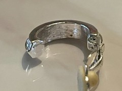 Givenchy Vintage Crystal Hoop Earrings + COA
