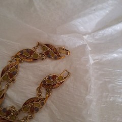 A Vintage Lauren Conrad Women’s Bracelet Leaves Rhinestones Granny Core