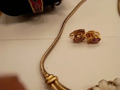 Large Lot Vintage Jewelry Trifari,925,Niello,