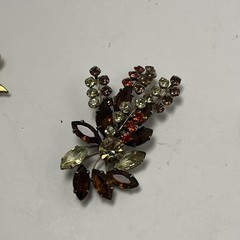 Vintage Lot Brooches/Pins Pewter Tona + More Mixed Lot Of 9