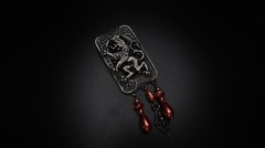Vintage Silver Lion Brooch 8.6cm BB14