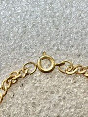 VTG 1994 Dc Comics BATMAN Forever Golden Charm Bracelet 7.5”