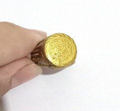 Vintage Ancient Bronze Antique Ring Rare Style Roman Old bronze Ring Extremely