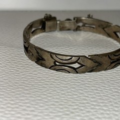 Rare J Sotelo STERLING SILVER 925 TESTED MODERNIST BRACELET Vintage TAXCO Mexico