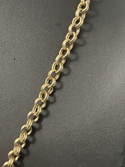 Vintage Edlee Pendant Necklace Maltese Cross Rhinestone Starburst Gold Tone 30”