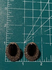 Vintage Sterling Silver Black Onyx / Marcasite Southwestern Stud Earrings 925