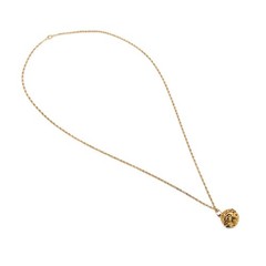 Vintage Marathon Co 12K Gold Filled 24″ Filigree Orb Pendant Necklace