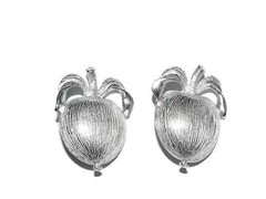 Sarah Coventry Clip On Earrings Apple