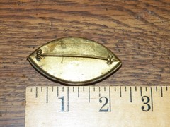 Antique Italian Oval Micro Mosiac Brooch