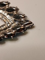 Vintage Sarah Coventry By Juliana D&E Large Rhinestone “Blue Lagoon” Brooch