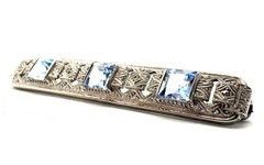 935 Antique Silver Brooch °Art Nouveau° Art Deco Vintage Elegant