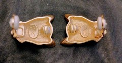 Stunning VTG 1980’s “Jackie Collins” Gold Tone Panther Clip-On Earrings