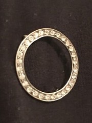 Vintage Rhinestone 925 Pin Brooch