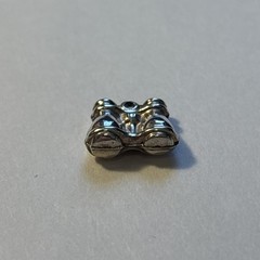 Vintage Sterling Silver Binoculars 3D Charm Military Travel Optics 0.66g