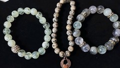 Vintage Enamel 3 Stretchable Bracelets Clearance Sale