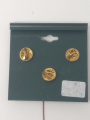 NOS SILVER/BRONZE/GOLD TONE JJ JONETTE 3 SMALL INDIVIDUAL MICE MOUSE PINS
