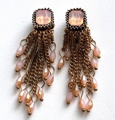 Vintage Dangle Clip-On Earrings