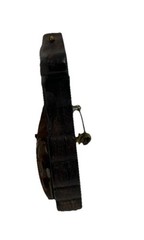 VTG Wishing Well Brooch Hand Carved Solid Wood With Hanging Bucket lucite Bricks
