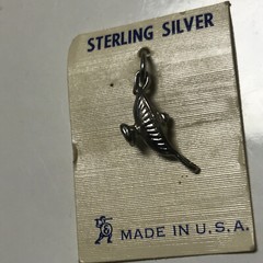 Sterling Silver Vintage Genie Lamp Charm Pendant Apprx 3/4″ Made in USA