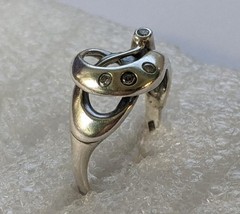 Vintage ring sterling silver 925 Size 9.5 Weight 3.51 g. Ukrainian jewelry.