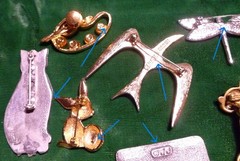 Vintage & Modern Designer Pin FIGURAL PINS, STICK PINS, TAC PINS Variety LOT