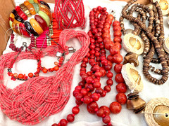 Artisan Estate Jewerly VTG/Now Glam Art Glass Woven Big Statement Boho