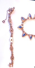 Vintage Barclay Goldtone Rhinestone Necklace, Bracelet & Earrings Set