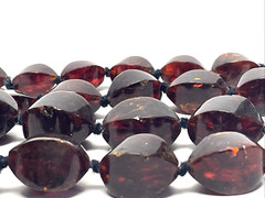 Vintage Natural Baltic Amber Necklace Rich Cognac Freeform Beads 30″ 75.73g
