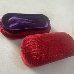 Victorian-era, Stick Pin; Silver Tone w/ Custom Red Velvet Case