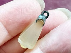 Antique Carved Agate Charm Watch Fob Drop Small Size