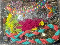 3 Lbs Pounds Unsorted Huge Lot Jewelry Vintage Now Junk Art Craft Treasure Fun