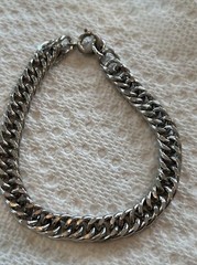 vrg sterling silver charm bracelet No Charms On It