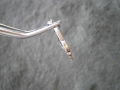 Just Married Car Bride & Groom Vtg Sterling Silver Bracelet Charm Pendant 2.0g