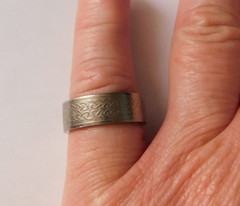 Titanium Ring Size 6 Free Shipping!