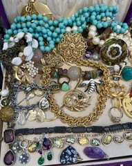 Vintage Estate Costume Jewelry Lot ! TRIFARI , SARAH COV and more!