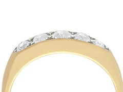 Vintage 0.80 Ct Diamond and 18k Yellow Gold Dress Ring