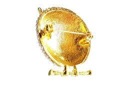 WHITE OWL BROOCH! Wise Figural, Cute Animal, Bird Motif Pin. Imitation Pearls!