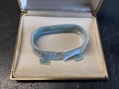 NICE UNUSED VINTAGE 50’s ERA ELCO STERLING ID BRACELET W/ORIGINAL BOX