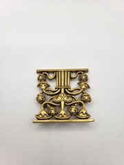 Metropolitan Museum of Art Gold Tone Tree of Life Signed MMA 1995 Pin Brooch