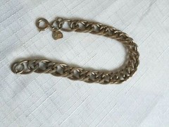 Vintage Gold Tone Chain Bracelet 7 Inches Signed Judy Lee – As Pictured -VM203