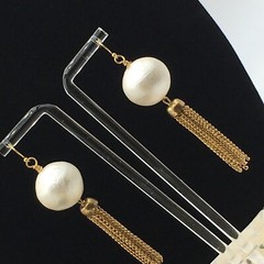 Shoulder Duster Earrings French Wire Hook 3.5″