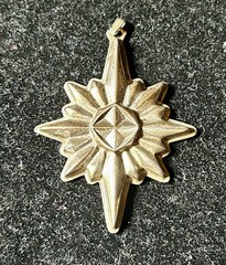 REED & BARTON 925 Sterling Silver Vintage 1978 Christmas Star Ornament