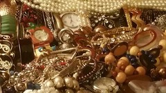 Vintage Estate Costume Jewelry Lots Wear Repair Craft 7-pc