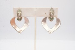 Vintage Sterling Silver 925 Clip On Earrings