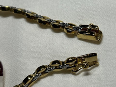 Vtg FAS Sterling Silver Gold Tone 925 Bracelet Filene’s Dept Store NWT 1980’s